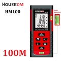 HOUSEDM Digital laser measure rangefinder distance meter 100m 328ft W Pythagorean Area Volume laser Tape Measure