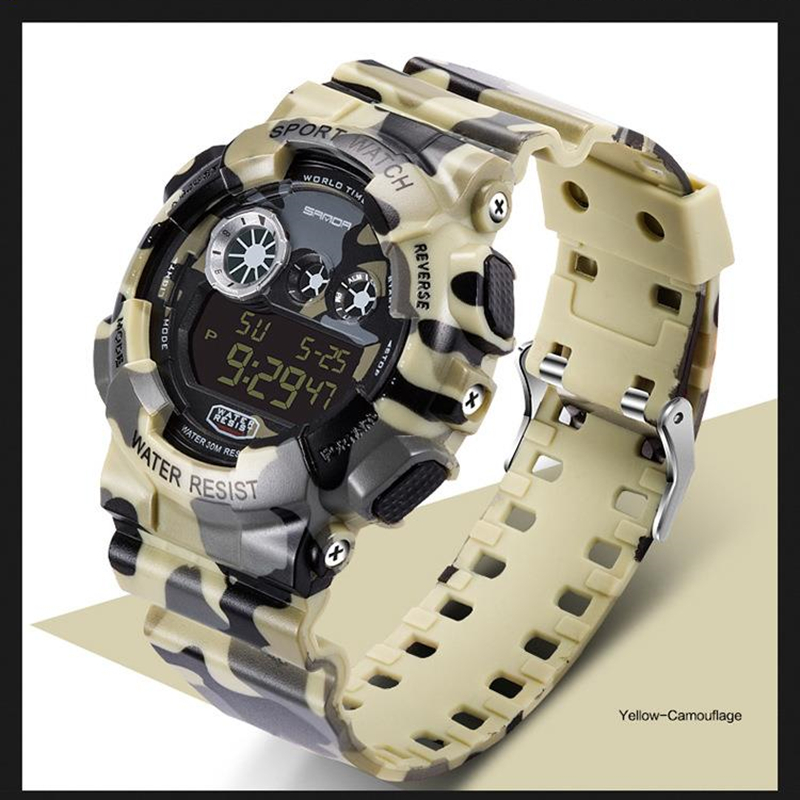 Hot sale shock waterproof dive original sports watches men luxury brand watch g style resistant silicone