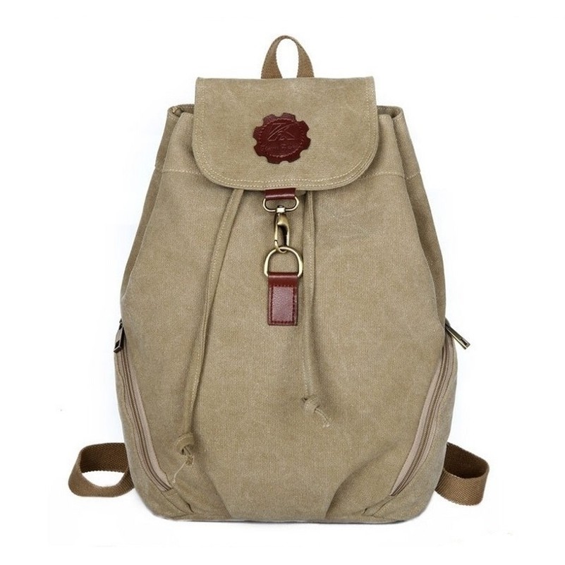 Hot Sale Women Vintage Canvas Backpack Students School Bags Girls Travel Backpack