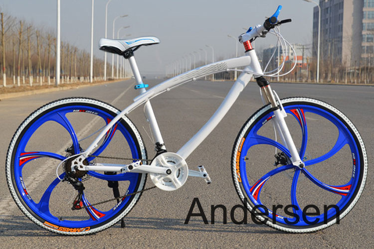 Free Shipping 26 Inch 24 Speed mountain bike bicycle Double Disc Brake downhill Road Bike Special
