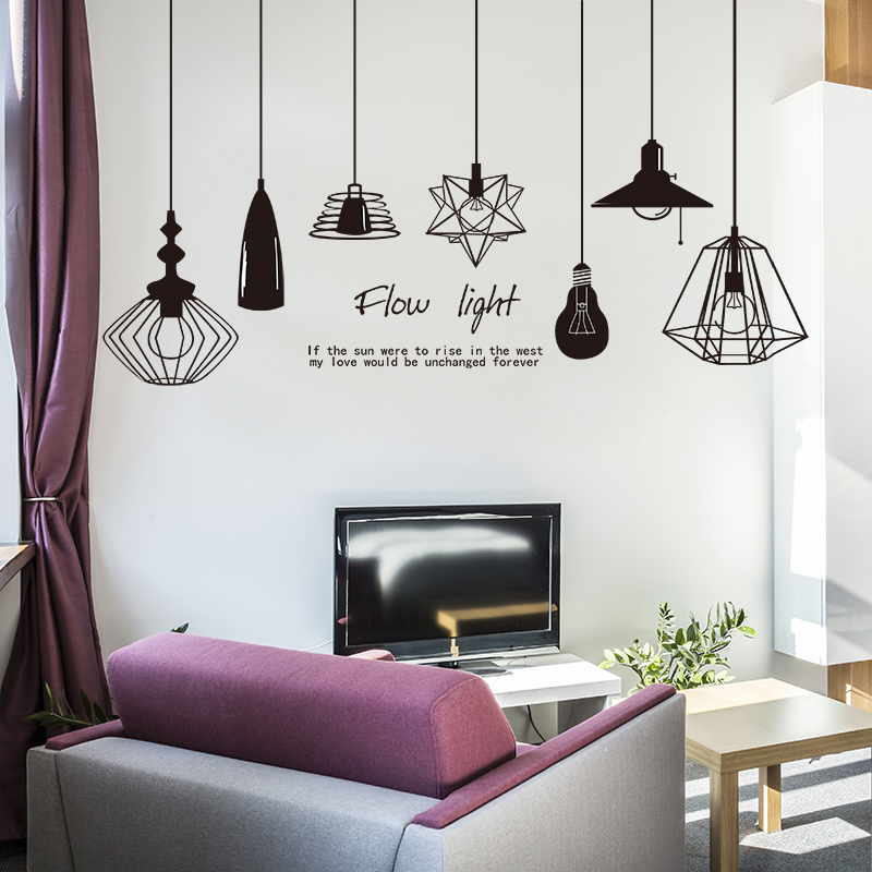Confronta i prezzi su chandelier wall decals shopping online ... Parete decorazione lampadari