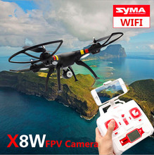 Syma X8W WiFi drone Real Time Video 2.4G 4ch 6 Axis Venture with 2MP Wide Angle FPV Camera RC Quadcopter RTF