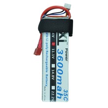 5pcs/lot XXL 11.1V 3600mAh 35C Max 70C 3S RC LiPo Li-Poly Battery For Helicopter Model For Control Remote Toys
