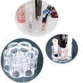 New Arrival Clarity Acrylic Flower Cosmetic and Makeup Organizer Eye Pen Cosmetic Lipsticks Holder Box
