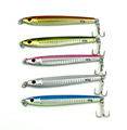 1pcs Pesca isca artificial 40g knife Jigging Metal Spoon VIB artificial bait hook boat fishing lures