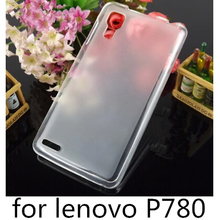 For lenovo P780 cell phones case luxury silicone TPU Soft Gel rubber Cover Case Back Skin