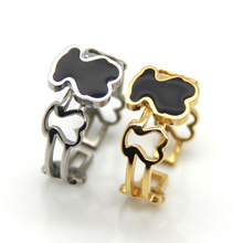 2015 Lovely Bear Ring Brand Love New High Quality Enamel Rings Jewelry For Women Girl