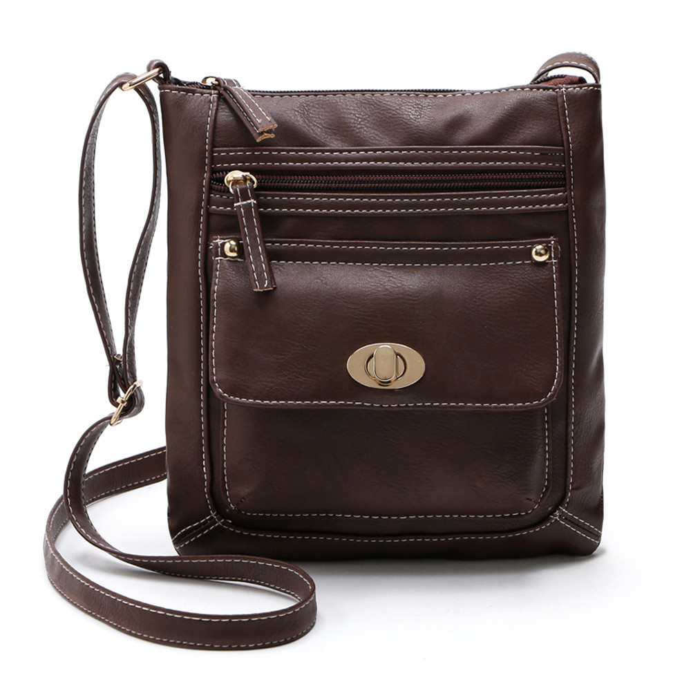 leather crossbody messenger purse