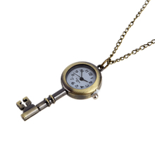 LS4G 2015 New Lover Chic Key Love Classic Fashion Quartz Pocket Watch Pendant Necklace Gift