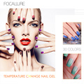 FOCALLURE Nail Gel Polish Temperature Change Colors UV Gel Hot Cold Changing Nice Gel Nail Art