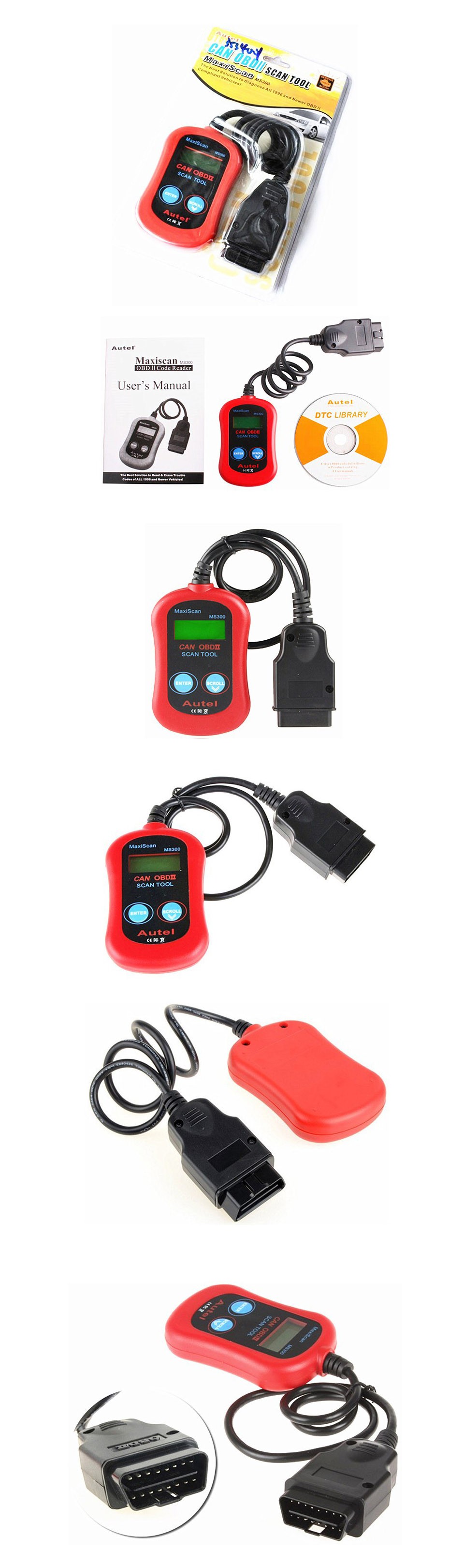 UNIVERSAL-ALL-Auto-reader-code-scanner-MS300-diagnostic-tool-OBD-2-scanner-MaxiScan-MS-300-In-1