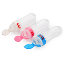 Baby products/cereal spoon complementary feeding spoon/silicone pressure-feeding spoon SB212