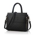 Korean Style 2016 New Fashion Handbag Side Zippers Women Bag Solid Color Shoulder Bag Famous Brand