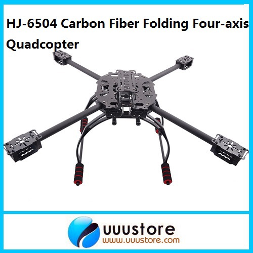FPV HJ-6504 Carbon Fiber Folding Four-axis Quadcopter Aircraft Frame Kit