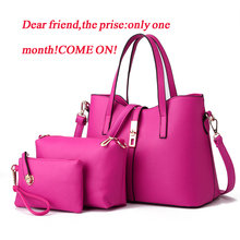 Fashion 2016 women’s big bag brief picture package piece set Women handbag messenger bag