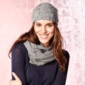 Casual Touca Gorros Bonnet Beanies Winter Women Warmer Scarf Wrap Hat Set Two Piece Knitted Knitting