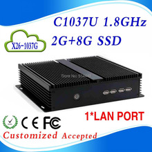 The highest ratio of c1037u celeron custom pcs c1037u celeron player 1080p cpu computer X26-1037G 4 RS232 support hd video