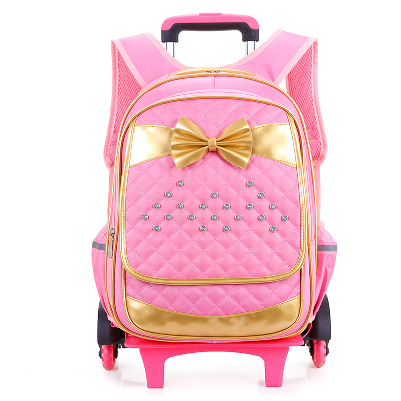 girl knapsack with wheels