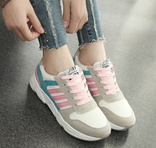 Size 35 40 New Fashion Shoes Woman High Quality Women Sneakers Breathable Lace Up Sport Shoes