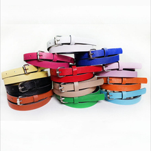 Multi Color Women Belts Metal Buckle Wild Casual Thin Belts Female Cinto Femme Female Strap Belly