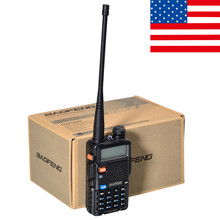 Black BAOFENG UV 5R Walkie Talkie VHF UHF 136 174 400 520MHz Two Way Radio With