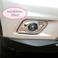ABS Chrome Front Head Fog Light Lamp Cover for 2014 2015 Nissan X Trail X Trail