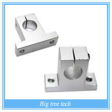 10pcs SK10 10mm linear bearing shaft support match use 10mm Linear guide Rail rod round Shaft Support XYZ Table CNC Router SH10A