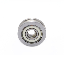 4*13*4 Free Shipping 3D Printer Guide Wheels “U” Groove 28mm Round Steel Wheel Pulley Bearing Roller