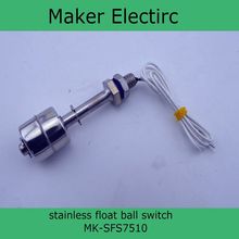 110 V proveedor fabricante de acero inoxidable flotador magnético bola interruptor MK-SFS7510 interruptor de flotador magnético del flotador de bola de venta al por mayor