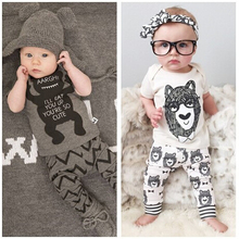 Fashion Boys&Girls Kids Small Monster Short /LongSleeve T Shirt & Long Pants 2pcs Set Pajamas Chidlren Clothing Sets