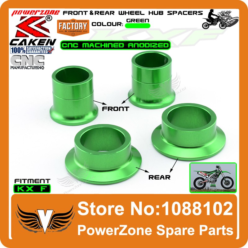 KAW Front and Rear Wheel Hub Spacers 2