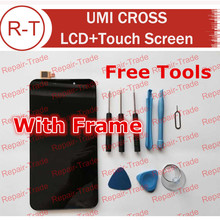 UMI CROSS LCD Screen 100% Original LCD Display + Touch Panel Screen for FHD 6.44inch UMI CROSS Smart Phone + Free Ship