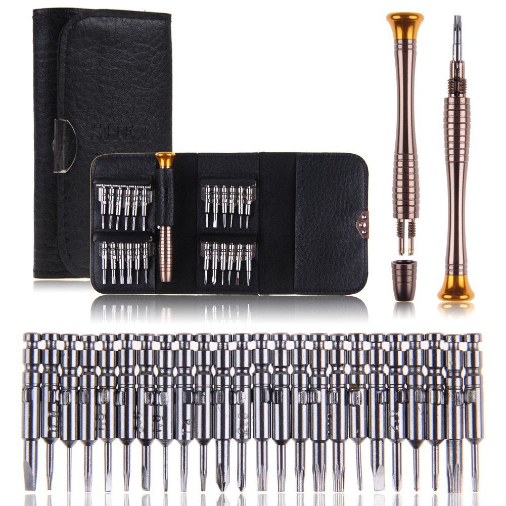New 25 in 1 Precision Torx Screwdriver Wallet Repair Tool Set For iPhone Laptop Cellphone Electronics PC