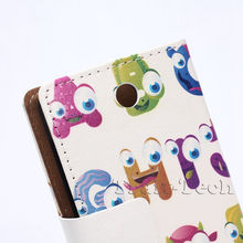 Cartoon Stand Card Slots Leather Mobile Phone Accessories Case For Nokia lumia 430 Cover For Microsoft