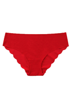 Sodial(R) Women’s Sexy Seamless Soft Briefs Underpants Red