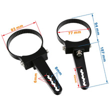 High quality billet aluminum 3 BULLBAR MOUNTING BRACKET CLAMP LIGHT BAR RIGID HID ARB TJM MOUNT