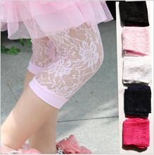 2016 Summer Children All-match Pants Leggings Baby Girl Cotton Thin Leggings Girls Lace Capris Pants Kids Clothes 4 Color