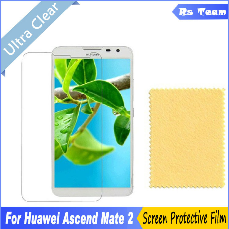 6pcs/lot High HD Clear Front Screen Protector For Huawei Ascend Mate 2 Protective Film For Huawei Mate 2 Screen Guard Film