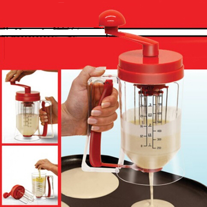 Manual Pancake Machine Cupcake Funnel Batter Dispenser Cream Separator Tool Cake Dough Dispenser
