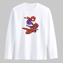 Deadpool Spider man 3XL Funny Printed T Shirt Men Dead Pool Sports Casual T-shirt Men Long Sleeve with TShirt Men Luxury Brand