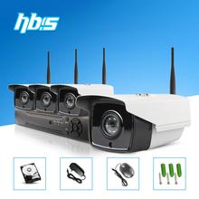 HBSS 1080P 4CH Video Security System – 4 x 2 Megapixel Weatherproof Bullet Cameras Night Vision Motion detection Email alarm