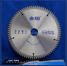 1 unids 7 ” pulgadas 180 * 80T * 25.4 hoja de sierra circular de corte 7 aleación de aluminio PVC tablero de densidad de plástico perfil de acero
