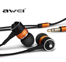 AWEI ES Q3 High quality 3.5mm Jack Noise Isolation In-ear Style Earphone for MP3/MP4 Players