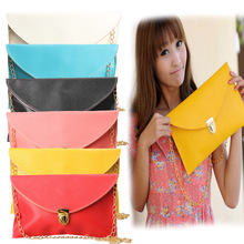 Candy Colors Women’s Messenger Clutch Chain Shoulder Bag Hand Bag CrossBody 6 Colors
