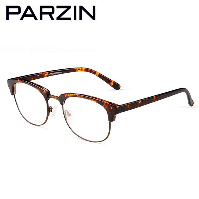 Parzin Vintage Glasses Frame Tr 90 Half Reading Glasses ...