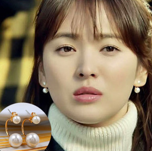 <b>Zhen Rong</b> S925 silver shell pearl earrings winter wind Song Hye Kyo earrings ... - Zhen-Rong-S925-silver-shell-pearl-earrings-winter-wind-Song-Hye-Kyo-earrings-earrings
