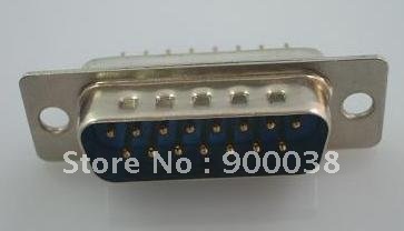 Здесь можно купить  D-sub connector DPS type male PCB blue insulator Rohs free shipping 1000pcs by UPS  Электротехническое оборудование и материалы