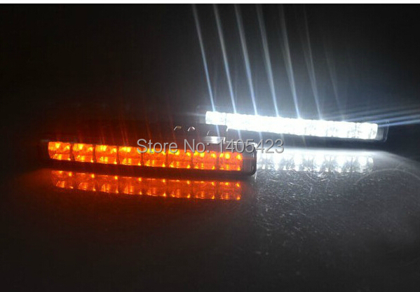 10W 2 8 E4 LED 12V Car Daytime Running Light DRL turn signal lights DRL waterproof