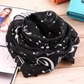 New Fashion Musical Note Chiffon Scarves Women s Scarf Shawl Long Stoles Spring Muffler Chiffon Infinity