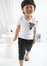 2017 Boy baby clothing set summer brand Short sleeve t shirt+pant 2pcs baby boy clothing set 2017 baby clothing set fot boy kids